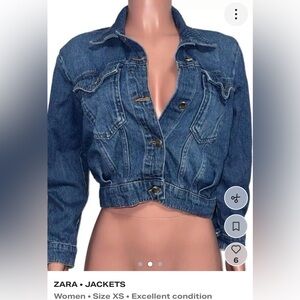 Zara Classic Indigo Denim Jacket